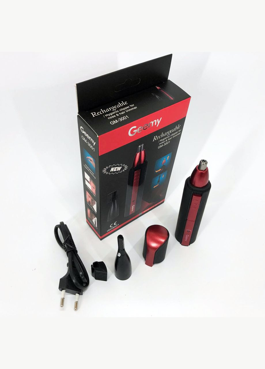 Триммер GM-3001 для носа и ушей, беспроводная электробритва, триммер для усов, триммер беспроводной Gemei (364663741)