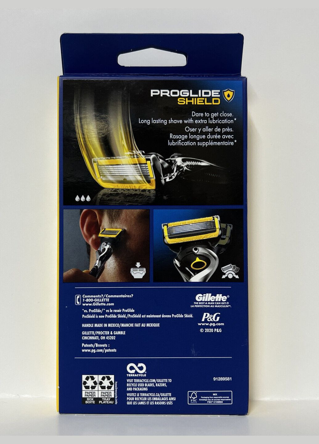 Станок для гоління ProGlide Shield Made in America 1 станок и 1 картридж Gillette (295353075)