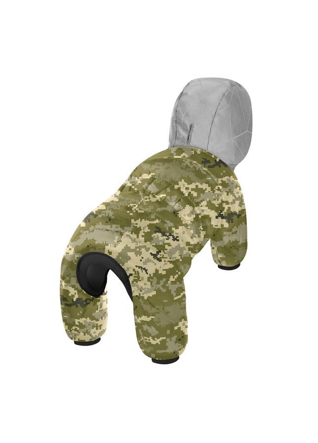 Комбинезон для собак Clothes, рисунок "Милитари", S32, В 47-50 см, С 30-33 см WAUDOG (279561522)