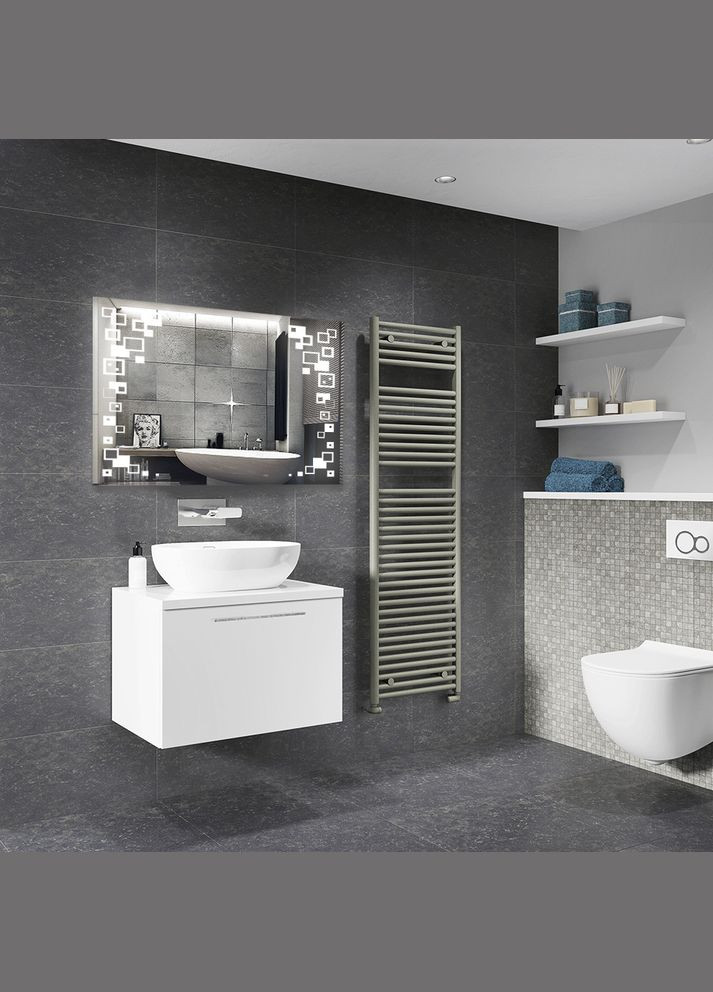 Дзеркало з LED підсвіткою SR-091 (1000х700мм) No Brand (316631364)