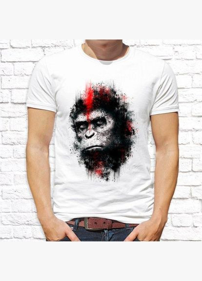 Мужская с принтом Обезьяна горилла Кавун футболка (316345934)