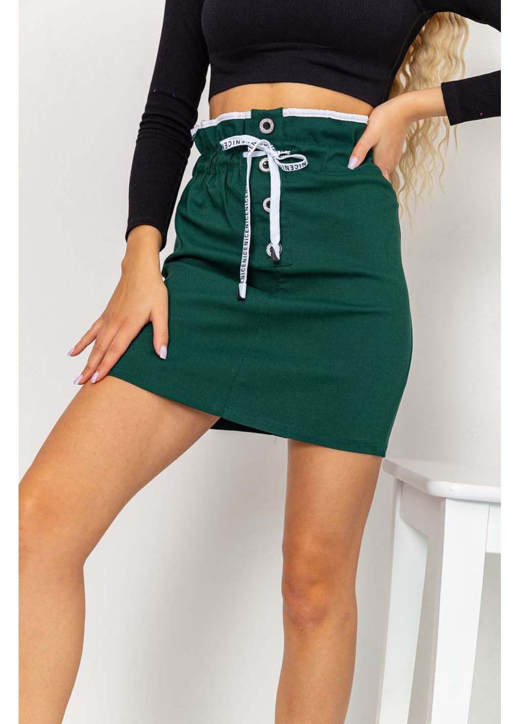 Темно-зеленая юбка Ager