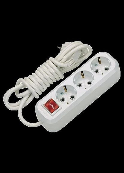 Удлинитель с заземлением и выключателем 3 гнезда 5 метров MGP214 Makel (336905901)