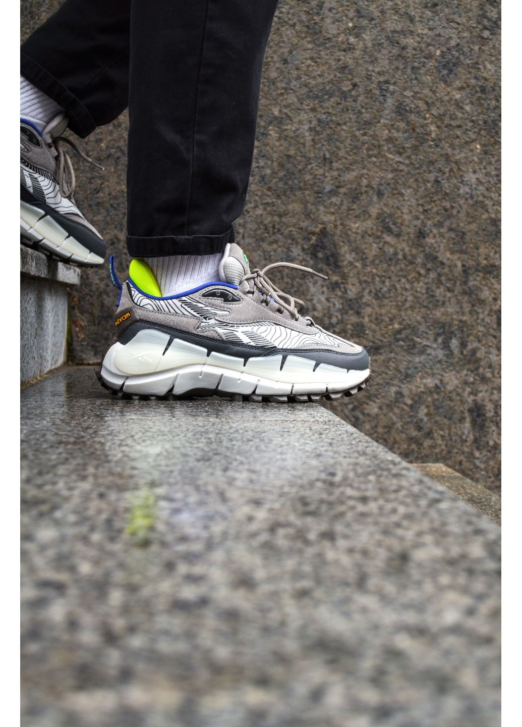 КРОССОВКИ ЖЕНСКИЕ REEBOK ZIG KINETICA 2.5 GREY РИБОК ЗИГ КИНЕТИКА No Brand серые демисезоны (367168050)