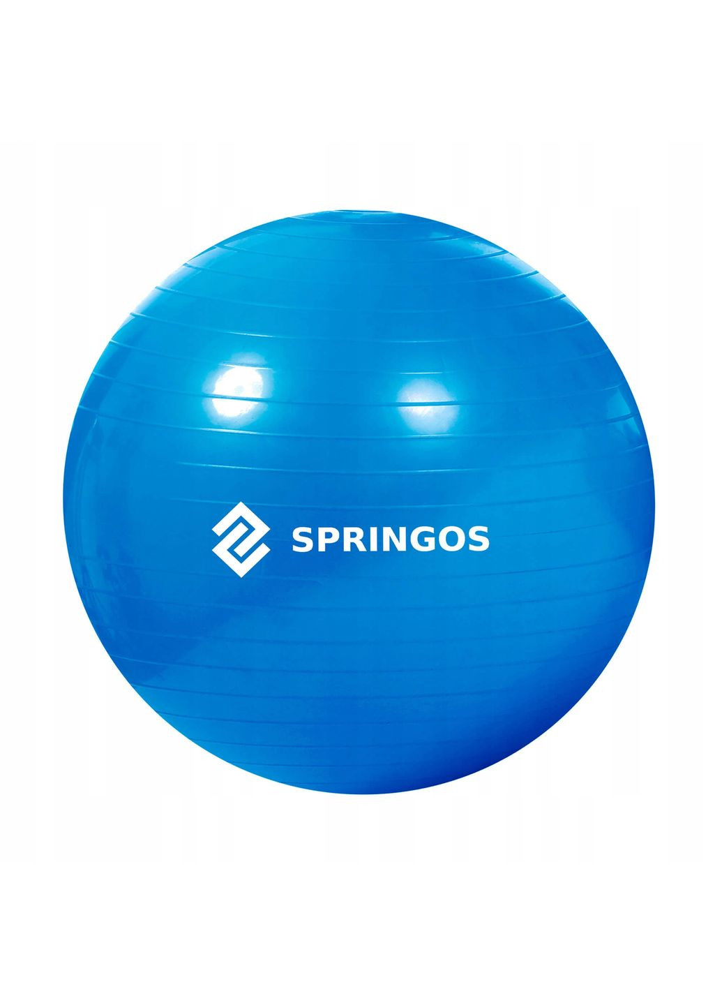 Мяч для фитнеса (фитбол) Anti-Burst Blue Springos FB0009 (345713403)