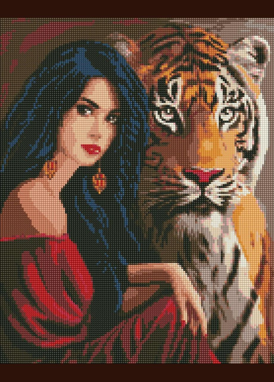 Алмазная мозаика Власть красоты с голограммными стразами Идейка 40 х 50 AMO7808 IDEYKA (354828583)