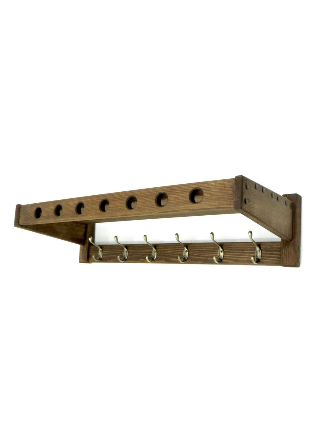 Вешалка для одежды из дерева Саррей 6 мокко (ВДО-602210) No Brand (327849294)