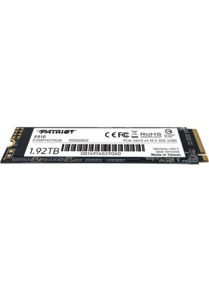 SSD накопичувач M.2 2280 1.92TB (P310P192TM28) Patriot (323104218)