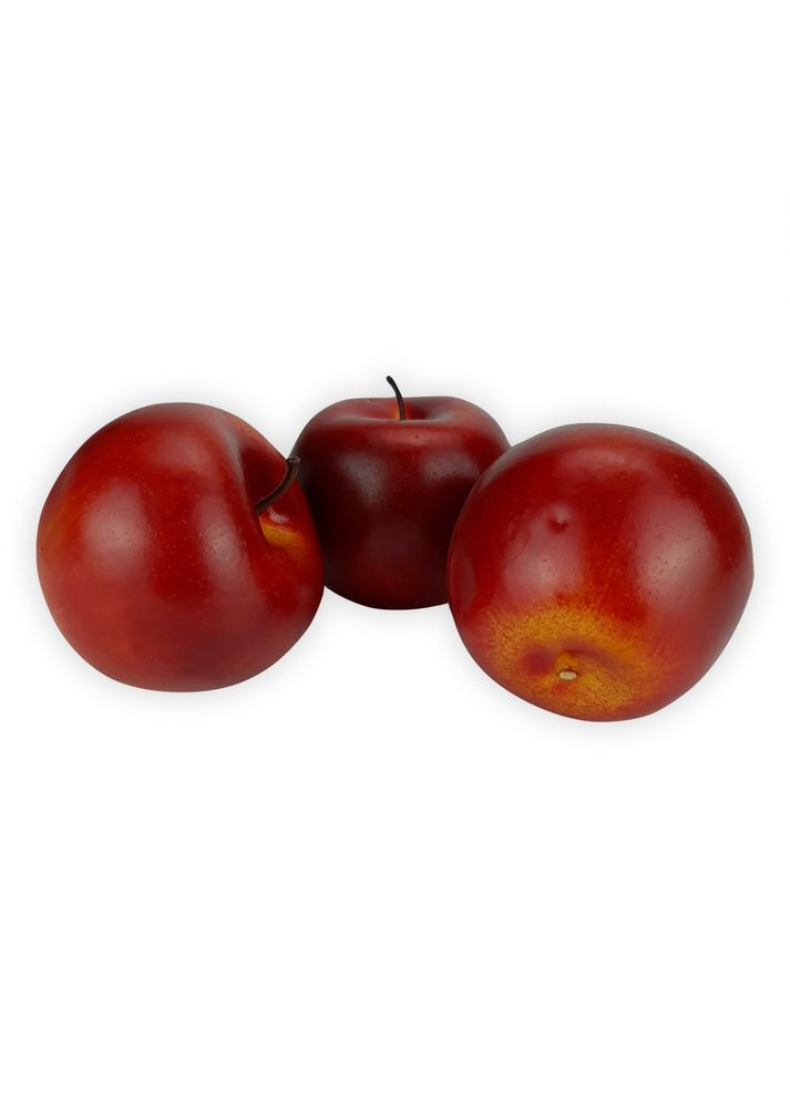 Искусственное темнокрасное яблоко из пенопласта 7.5*6 см -1040 No Brand (276533762)