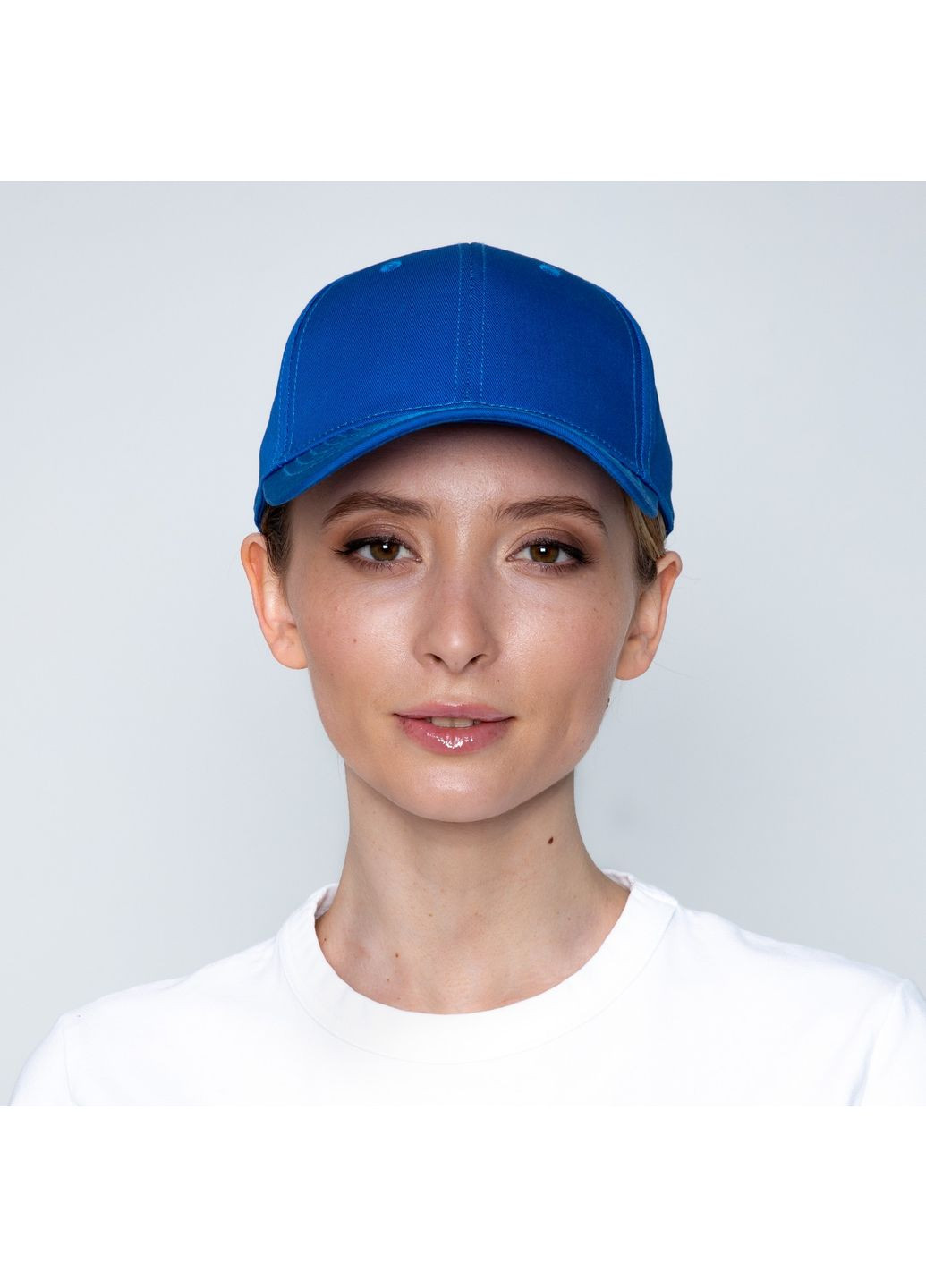 Бейсболка с регулятором женская коттон синяя CHRISTIAN LuckyLOOK 133-761 (322792357)