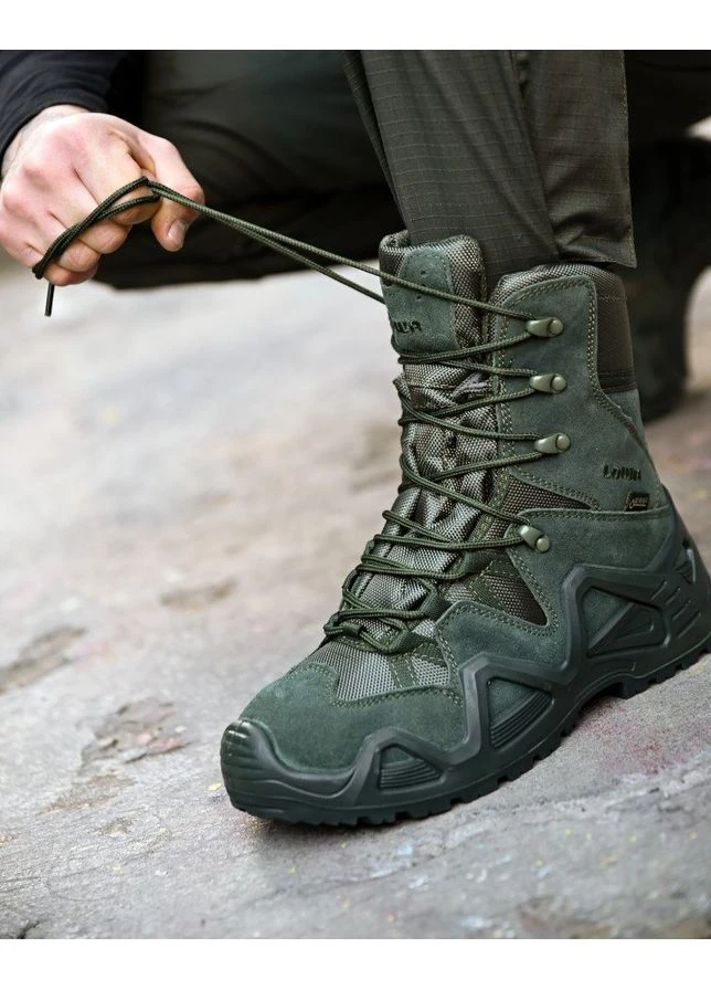 Берці Lowa Zephyr Hi Олива замшеві трекінгові черевики з мембраною Gore-Tex водонепроникні No Brand (362024502)