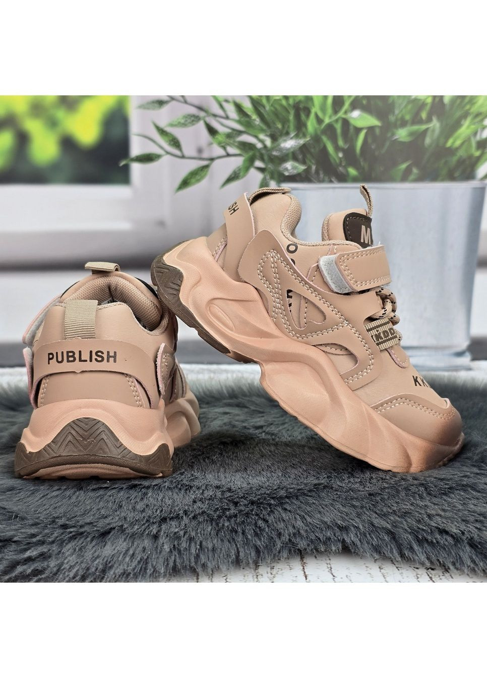 Розовые демисезонные кроссовки детские для девочки Jong Golf