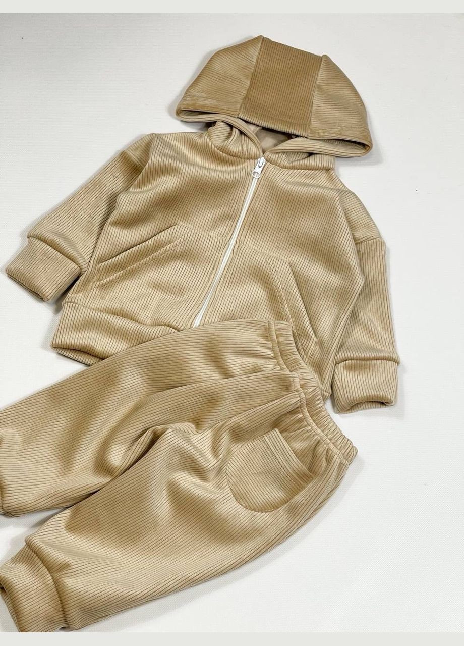 Бежевые повседневный, праздничный зимние брюки Twinsbaby