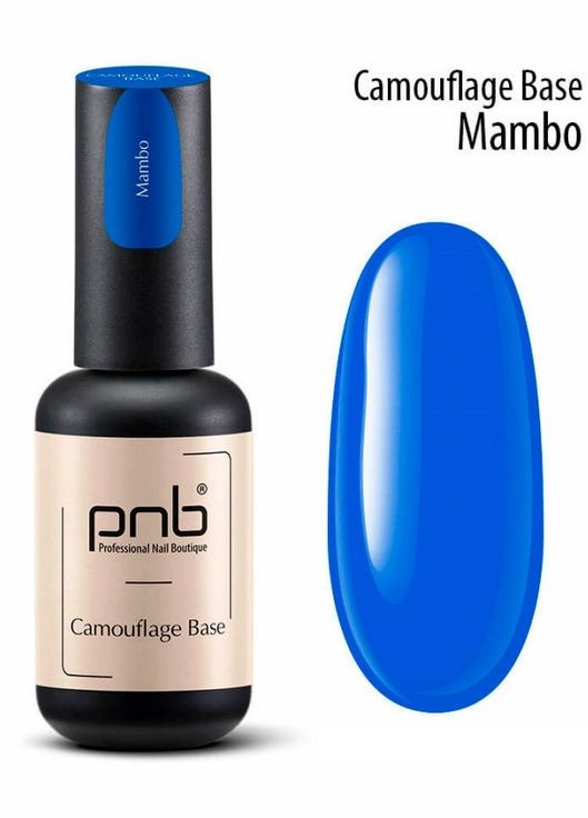 База для гель-лаку Camouflage base Mambo 8мл., камуфлююча, каучукова PNB (299484476)