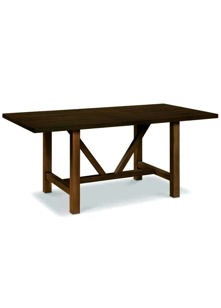 Стіл кухонний з дерева Квінстаун капучино (СКУ-001109) No Brand (327865790)