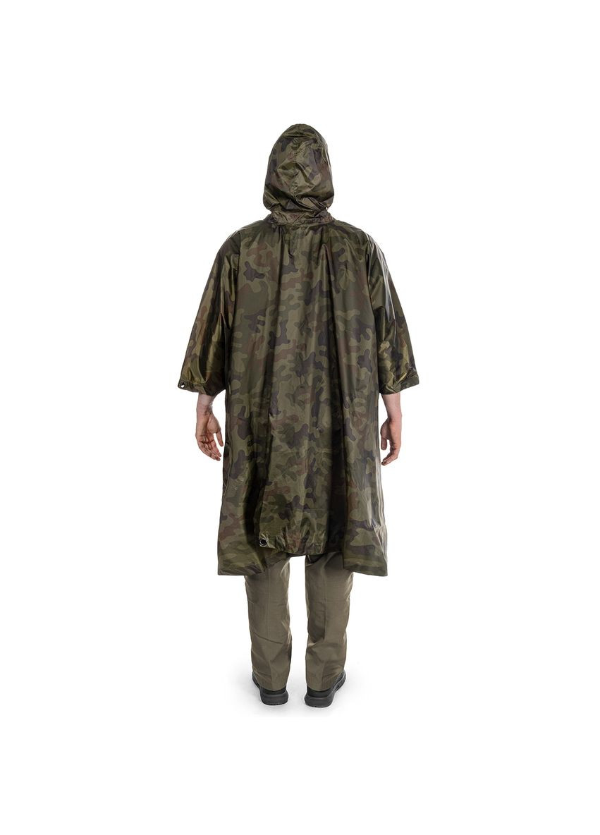 Дождевик Пончо Унисекс Ripstop 143 см x 210 см PL Camo Камуфляж (663#18-POR-RG) TX Texar (348117599)