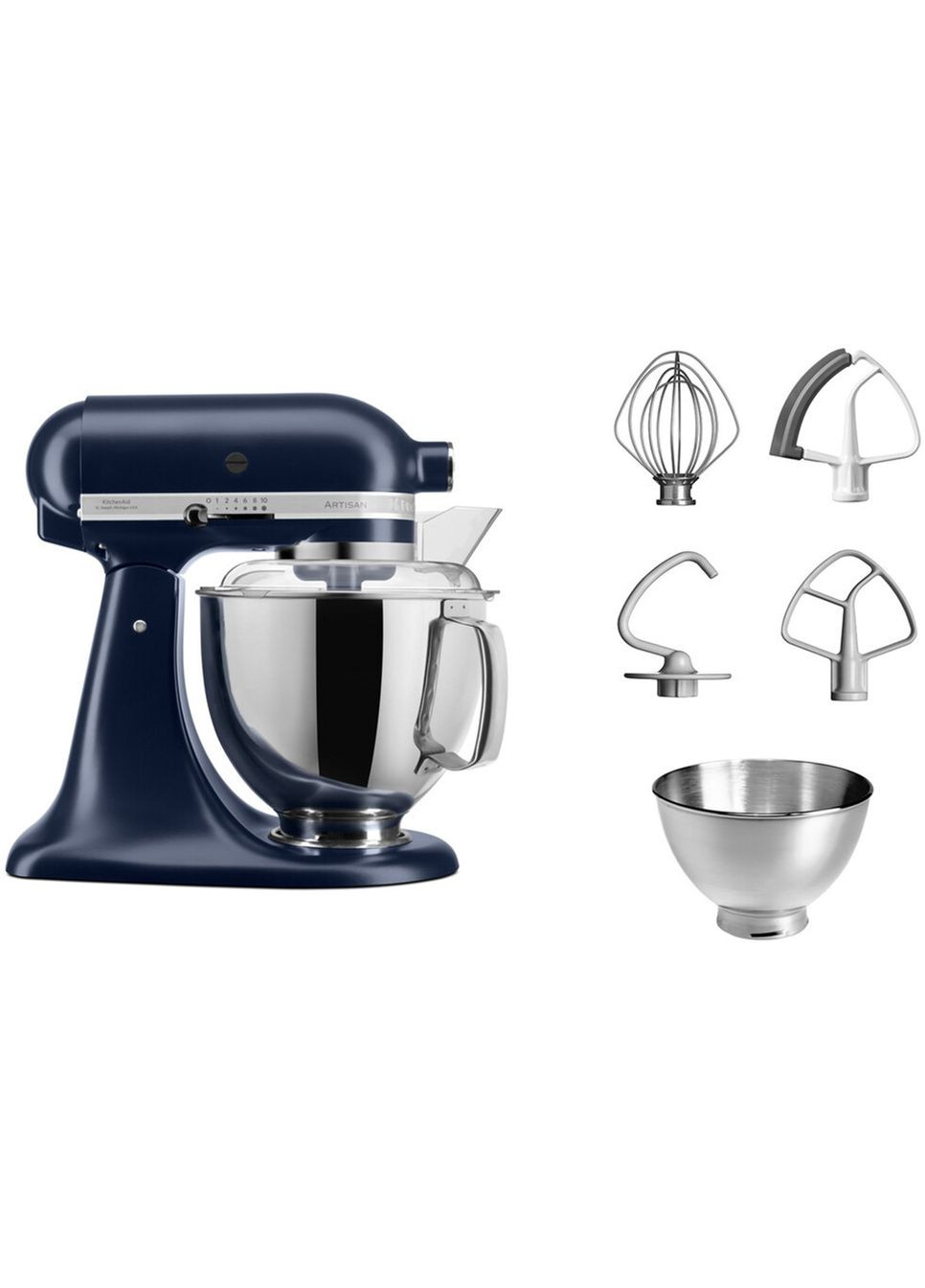 Кухонная машина Artisan 5KSM175PSEIB с откидным блоком чернильный KitchenAid (371635983)