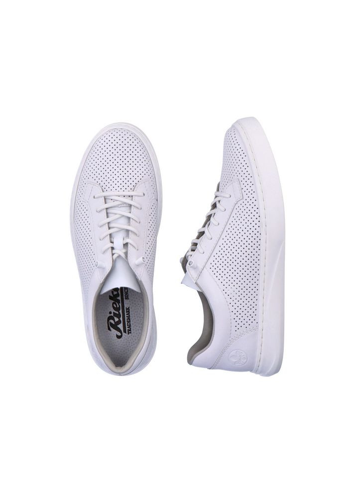 Белые кеды (р) кожа 0-2-2-b-9952-80 Rieker