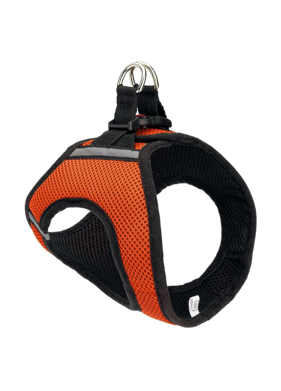 Шлей из сетчатого нейлона, с пластиковой пряжкой и светоотражающими элементами L 430-480 мм Оранжевый Kareline (339075403)