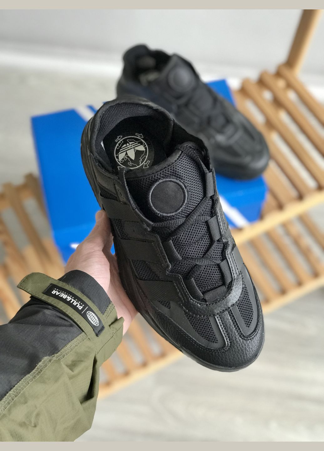 Чорні Осінні кросівки чоловічі adidas niteball black | адідас найтбол чорні No Brand