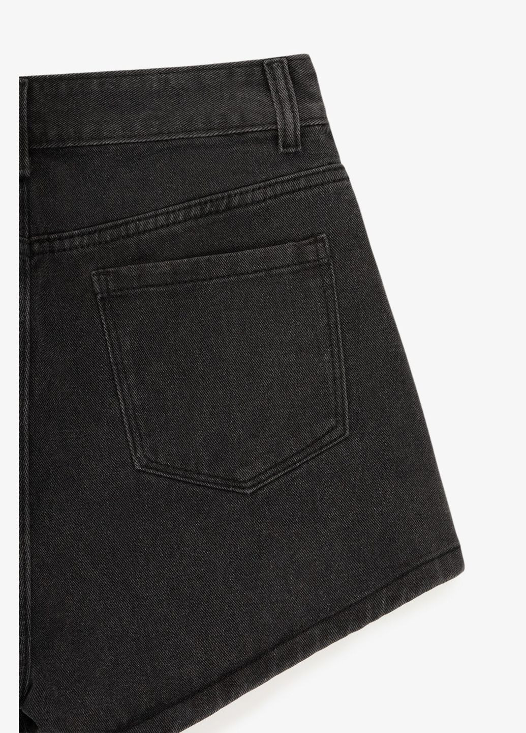 Шорты однотонные джинсовые женские 2502 Темно-серый shop (2000991003163) On me Шорти джинсові (354935485)