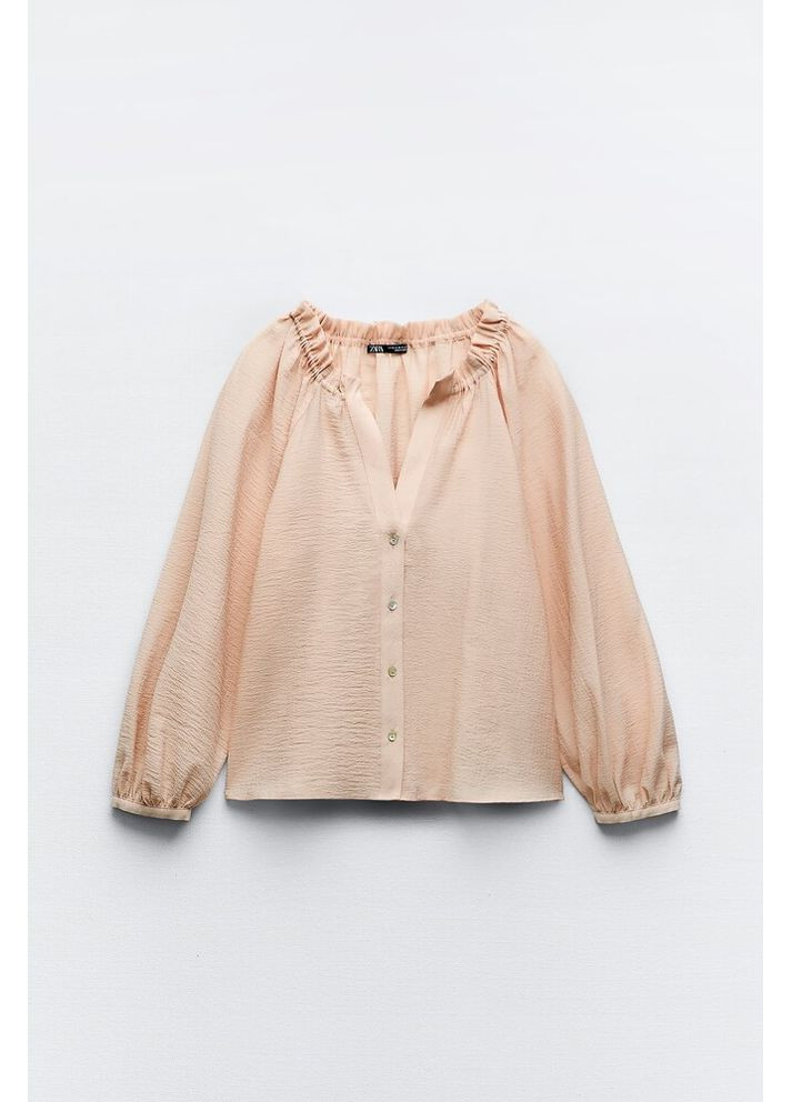 Пудрова блузка 3666/157 Zara