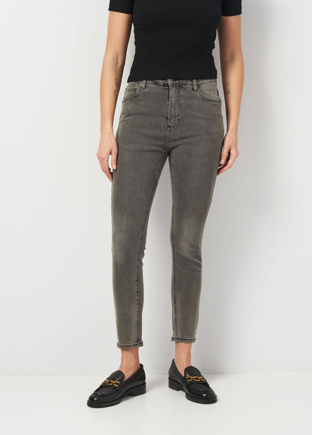 Джинсы skinny carrot Pull & Bear - (317843159)