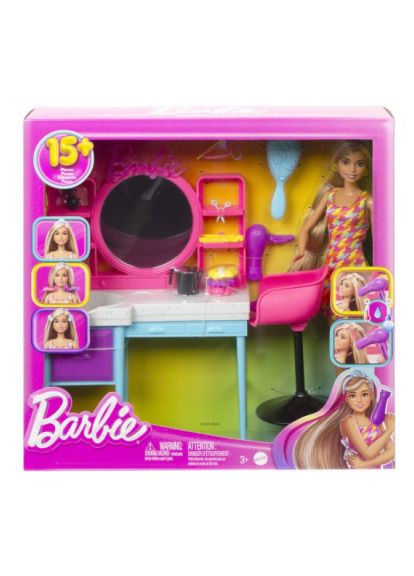 Игровой набор Парикмахерский салон (HKV00) Barbie перукарський салон (278312045)