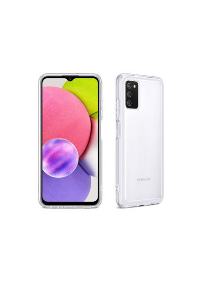 Чехол для мобильного телефона (EF-QA037TTEGRU) Samsung Soft Clear Cover Galaxy A03s (A037) Transparent (357238222)