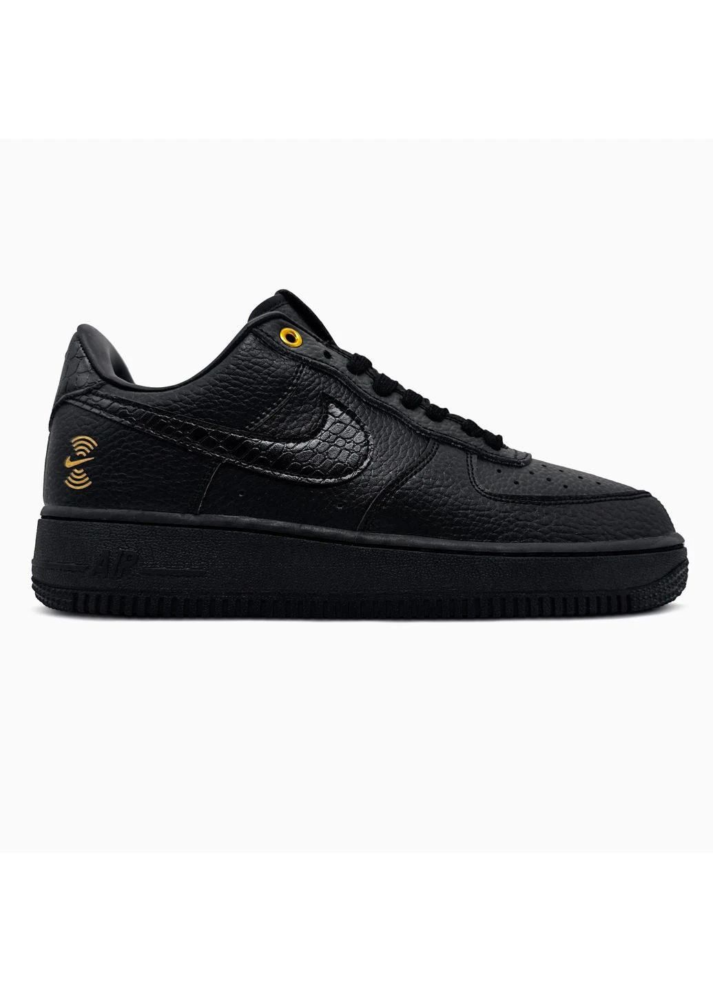 Білі кросівки чоловічі nike air force 1 anniversary edition black/white найк аір форс 1 білі демісезон No Brand