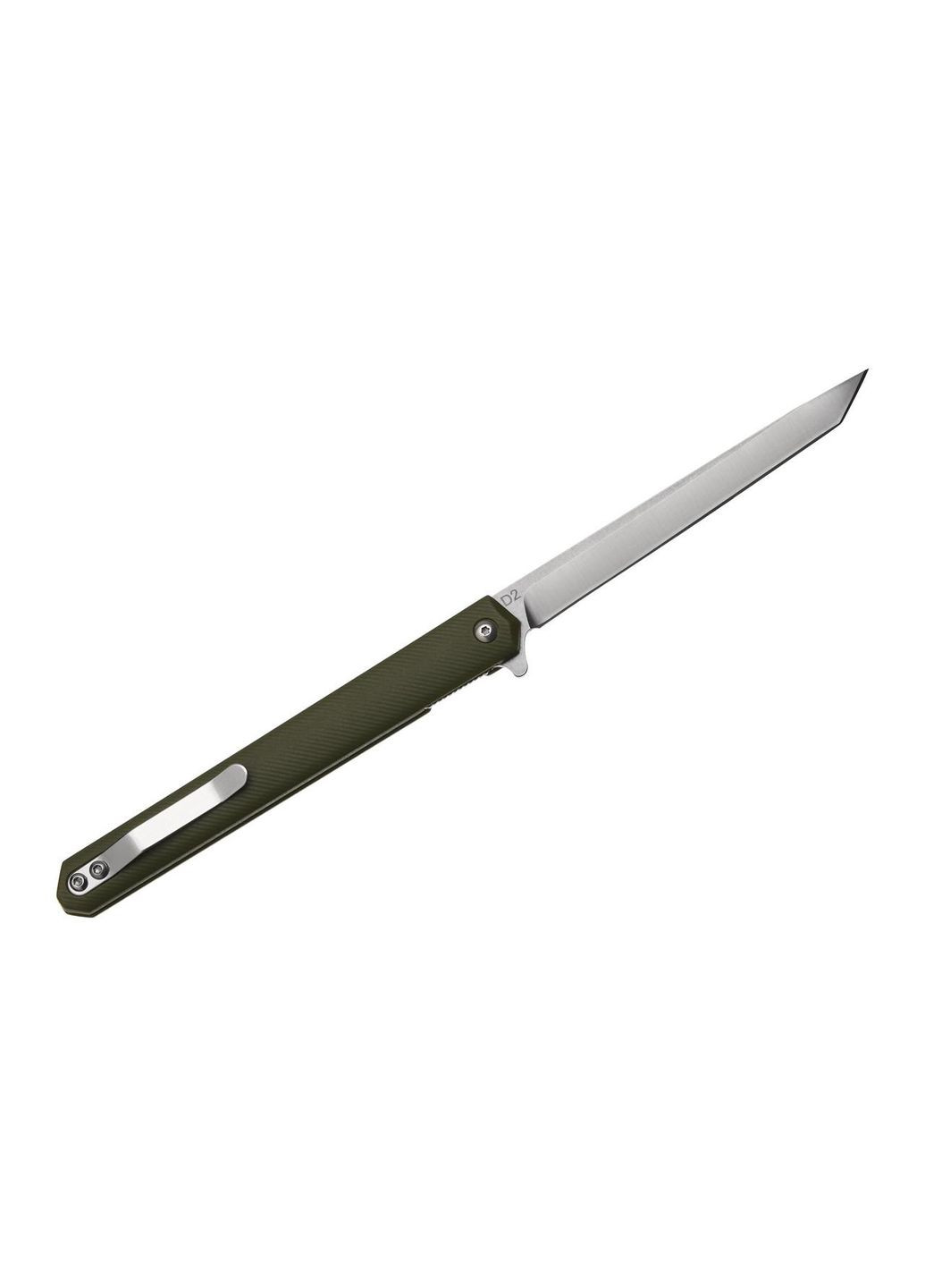 Нож складной на подшипнике с клинком из стали D2 SG 097 green tanto Grand Way (306631962)