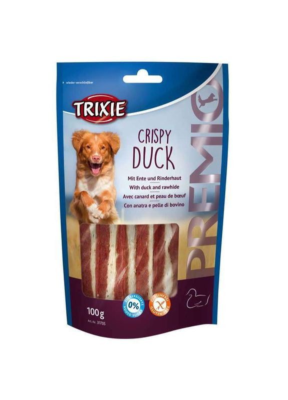 Лакомство для собак PREMIO Crispy Duck с уткой,100г Trixie (292258651)