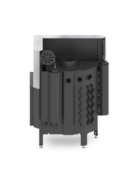 Камінна топка ALBERO AL14RG.H-DBI Cкло декор+додаткове внутрішнє скло цільногнуте Hitze (370385479)