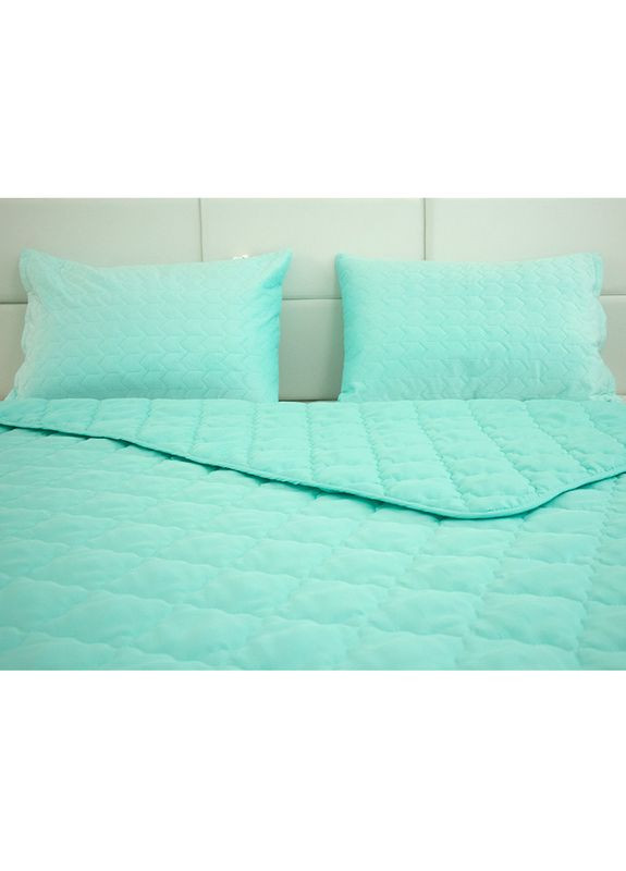 Ковдра Silicone легка бірюзова євро 160 гр/м2 (22590) Руно (317539705)