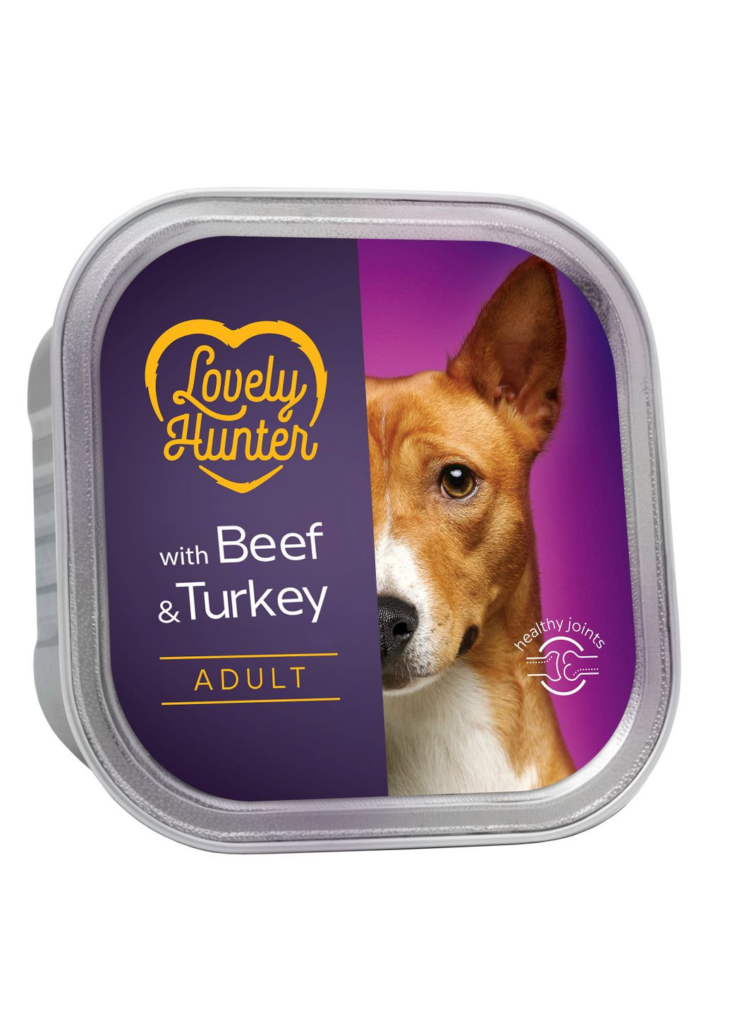 Влажный корм для взрослых собак с говядиной и индейкой Adult Beef and Turkey 150 г Lovely Hunter (334179607)