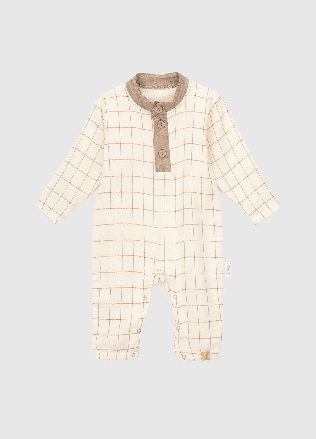 Комбинезон для мальчика 7162 74 см Бежевый (2000990302885S) shop (2000990302885) Beyaz Bebek (282934322)