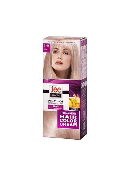 Стійка крем-фарба для волосся "Перламутровий шовк" №9-51 Jee Cosmetics (328916126)