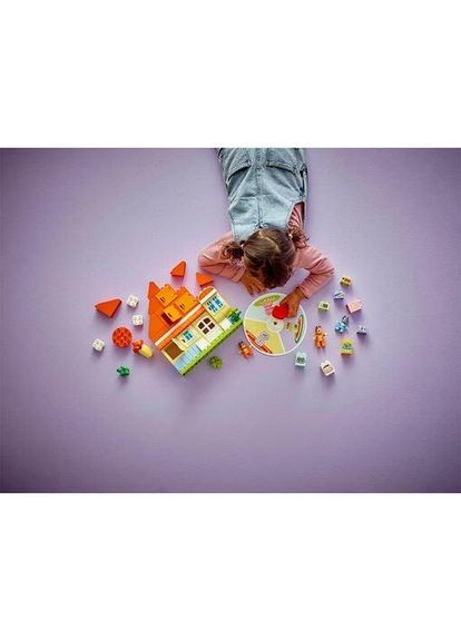 Конструктор Duplo Родинний дім Блуї з грою на запам'ятовування, 83 деталі, від 3 років (10459) Lego (369941127)