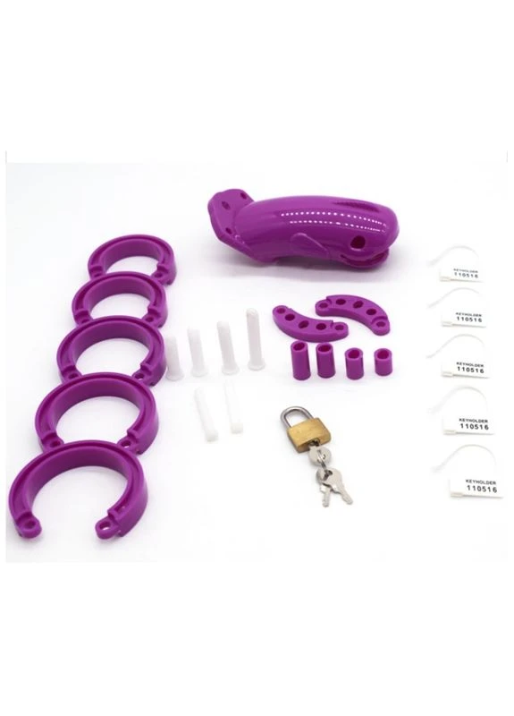 Устройство целомудрия Whale Type Male Chastity Device Perforated Cage long Bdsm4u (401629176)