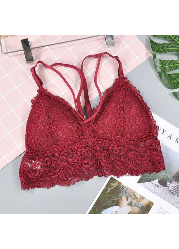 Браллет Fiona кружевной. Лифчик топ кружевной со съемным паралном No Brand (366871094)