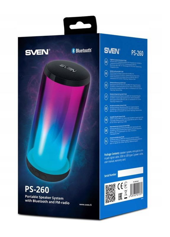 Колонка блютус PS-260 10W Sven (360392952)