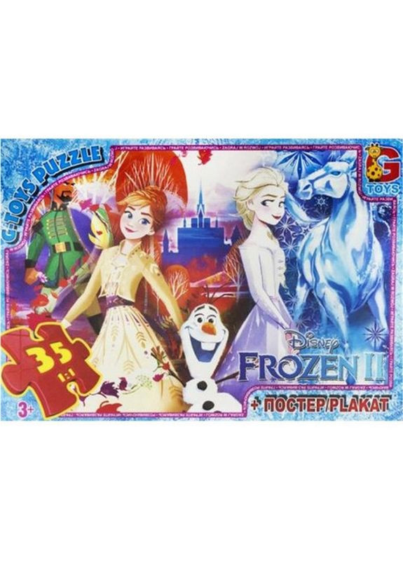 Детский пазл "Frouzen" FR026 плакат 35 элементов G-Toys (334147862)