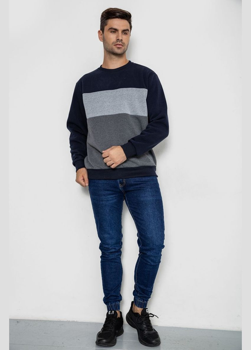 Комбинированный демисезонный батник мужской на флисе Ager 244R2349