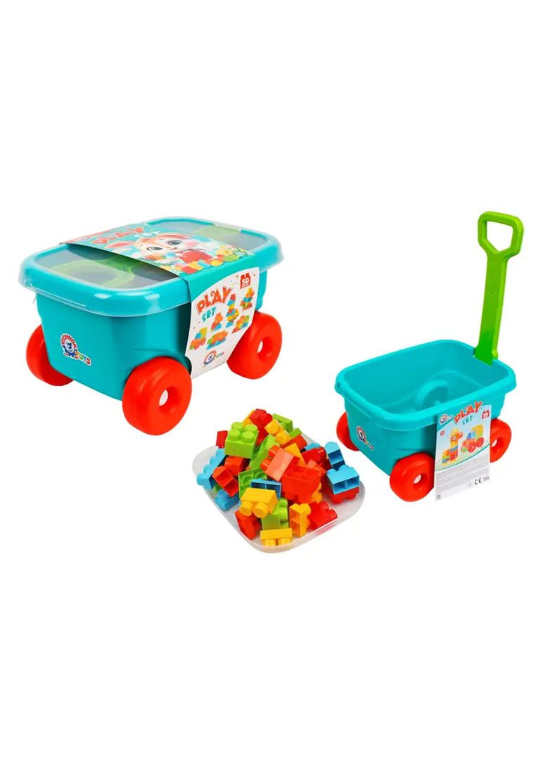 Конструктор с крупными блоками в коляске пластик ТЕХНОК от 11 лет в ассортименте 1393 ТехноК Тех1393 (370650596)