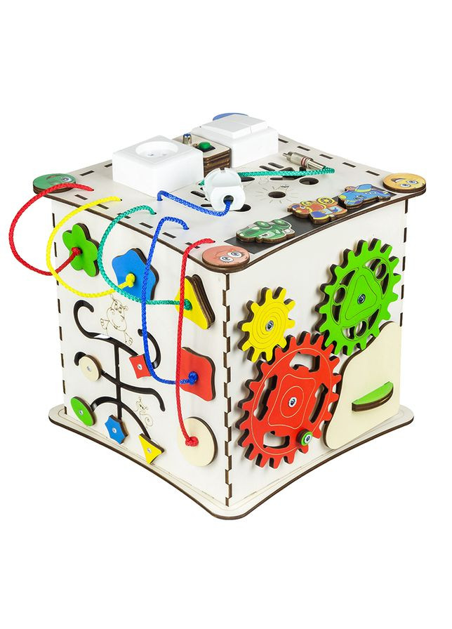 Будиночок розвиваючий. Бізіборд K009 з підсвічуванням No Brand (330607194)