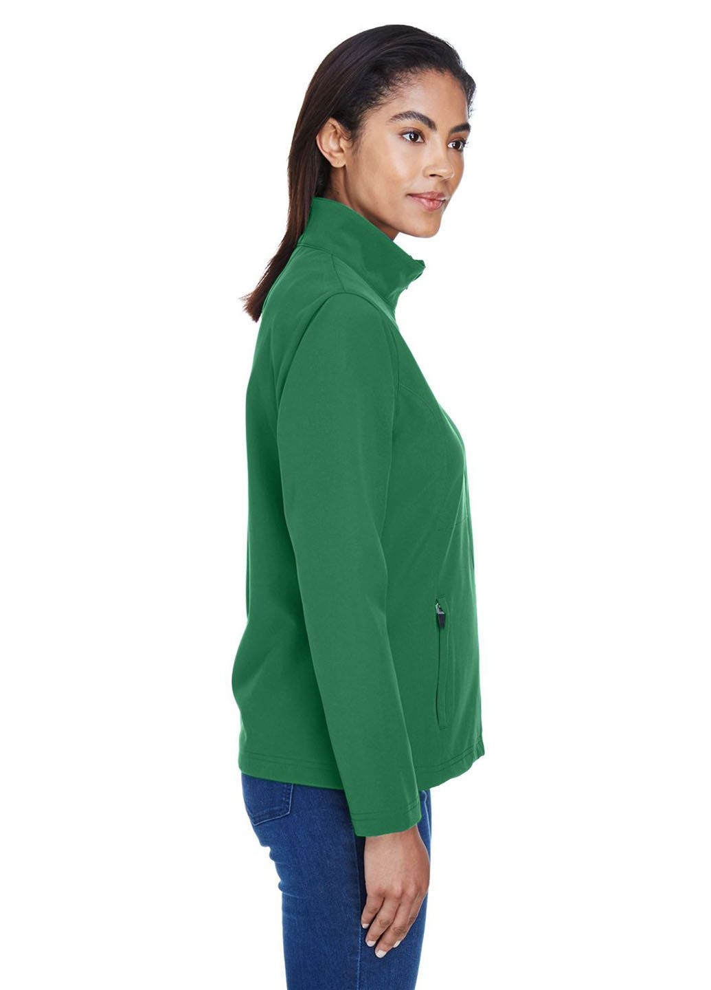 Зеленая демисезонная водонепронецаемая куртка soft shell Team 365