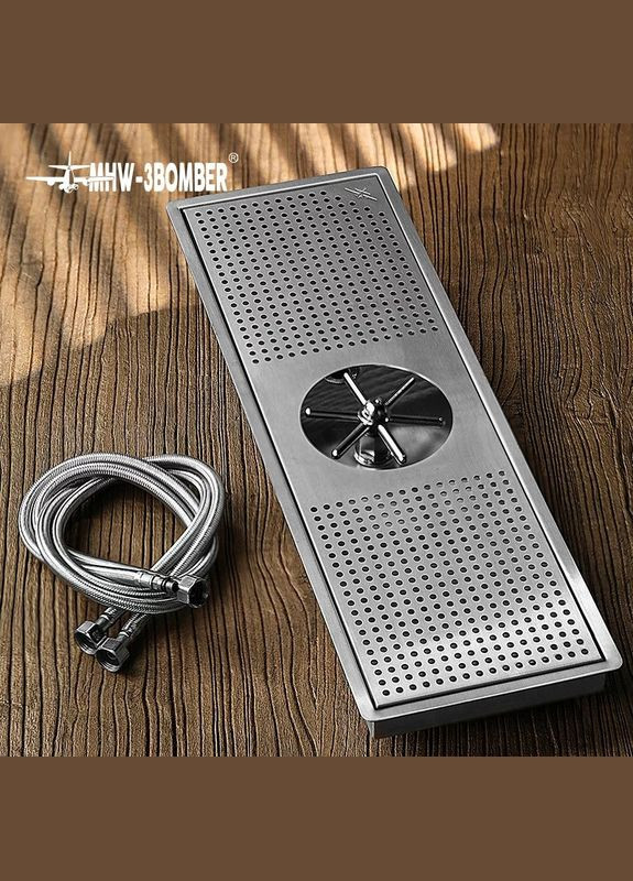 Ринзер барный MHW-3Bomber 19.5 на 59.5 см. Embedded Stainless Steel Cup Rinser врезной (R-CW5425-VS) No Brand (303975643)