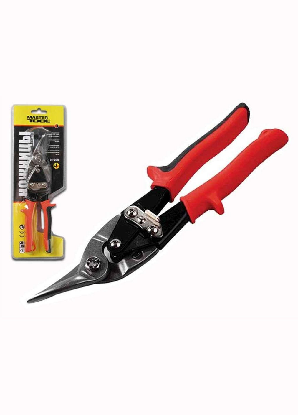 Ножиці по металлу праві CrMo 01-0426 ТМ Master Tool (325257725)