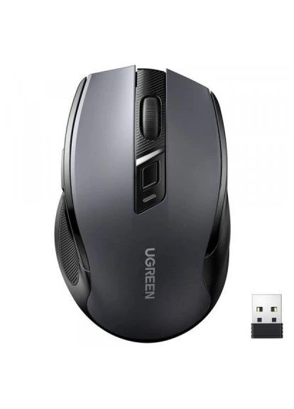 Мышь MU006 Ergonomic Wireless Gray/Black (15063) Ugreen (396676089)