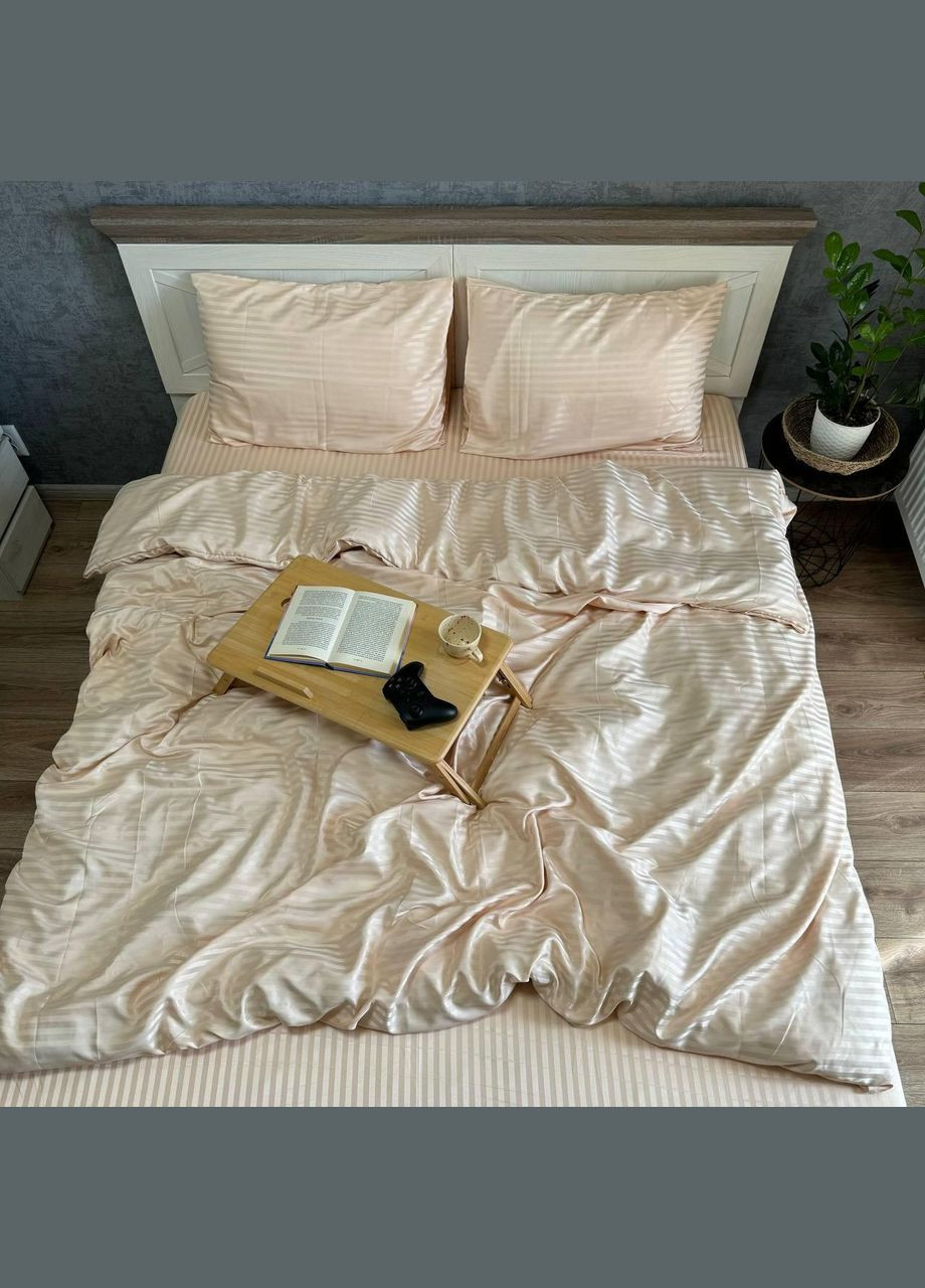 Полисатиновое постельное белье Однотонное для всей семьи 215 х 180 см Двуспальный (polisatin0062) No Brand (306633281)